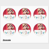 Baby-shower sticker (Vel)