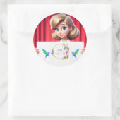 Baby-shower sticker (Tas)
