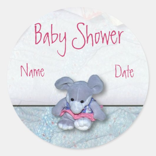 Baby shower Sticker (Voorkant)