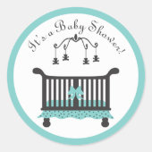 Baby shower Sticker (Voorkant)
