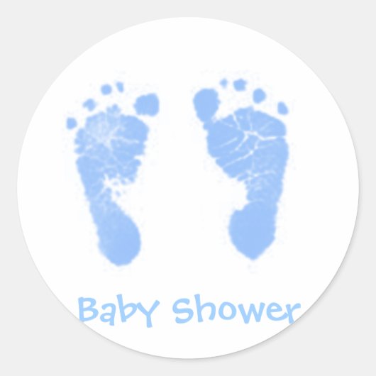 Baby shower sticker (Voorkant)