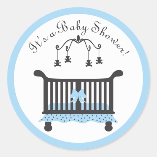 Baby shower Sticker (Voorkant)