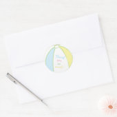 Baby shower Sticker Beach Ball (Envelop)