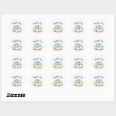 Baby Shower Sticker Dinosaur Dino Mite Feestje (Vel)