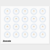 Baby shower Sticker | Een beetje pompoen (Vel)