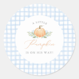 Baby shower Sticker | Een beetje pompoen