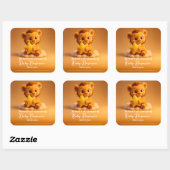 Baby Shower Sticker – Little Lion & Star (Vel)