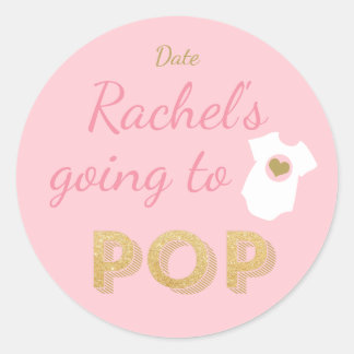 BABY SHOWER STICKER | NAAR DE POP