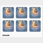 Baby Shower Sticker – Teddy Bear on the Moon (Vel)