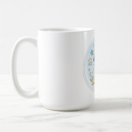 Baby shower sticker voor jongen koffiemok