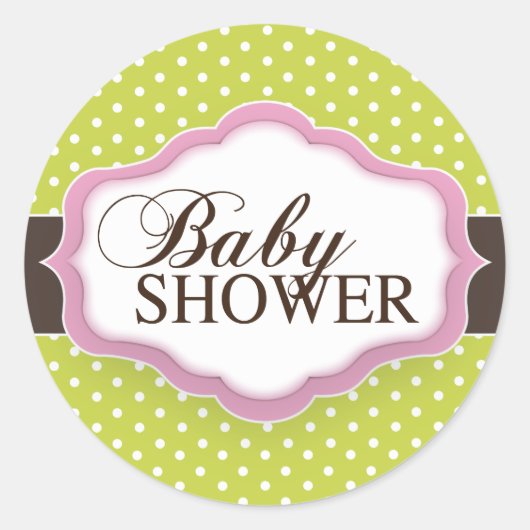 Baby shower Stickers (Voorkant)