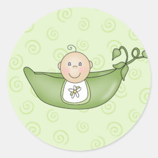 Baby shower stickers