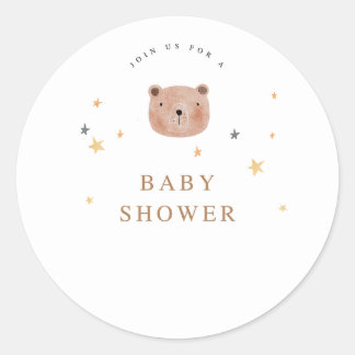 Baby shower stickers