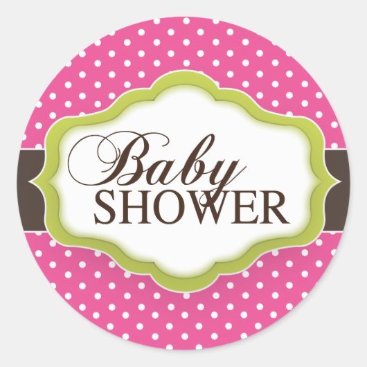 Baby shower Stickers (Voorkant)