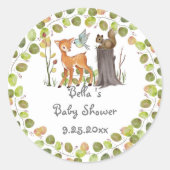 Baby Shower Stickers Bosdier (Voorkant)