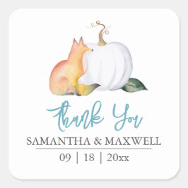 Baby shower Stickers Dank u schattig bos