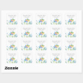 Baby shower Stickers Kleurrijke Waterverf Vis (Vel)