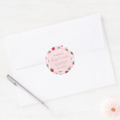 Baby Shower Stickers met Bessensmaak (Envelop)