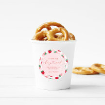 Baby Shower Stickers met Bessensmaak