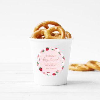 Baby Shower Stickers met Bessensmaak