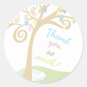 Baby shower Stickers Paci Bunny (Voorkant)
