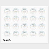 Baby shower Stickers Partij geeft de voorkeur aan (Vel)