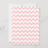 baby shower - Stomme roze vogel met pasgeborene Kaart (Achterkant)