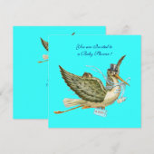 BABY SHOWER STOREN KAART (Voorkant / Achterkant)