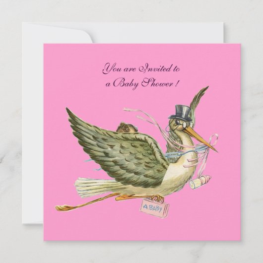 BABY SHOWER STOREN KAART (Voorkant)