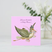 BABY SHOWER STOREN KAART (Staand voorkant)