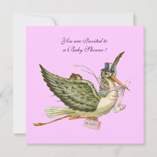 BABY SHOWER STOREN KAART (Voorkant)