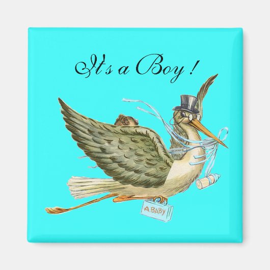 BABY SHOWER STOREN MAGNEET (Voorkant)