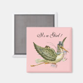 BABY SHOWER STOREN MAGNEET (Voorkant / Achterkant)