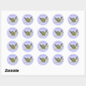 BABY SHOWER STOREN RONDE STICKER (Vel)