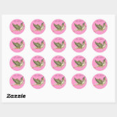 BABY SHOWER STOREN RONDE STICKER (Vel)