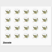 BABY SHOWER STOREN RONDE STICKER (Vel)