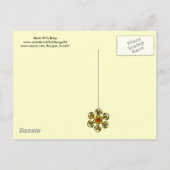 BABY SHOWER STOREN UITNODIGING BRIEFKAART (Achterkant)