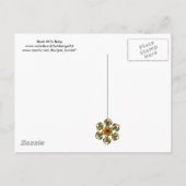 BABY SHOWER STOREN UITNODIGING BRIEFKAART (Achterkant)