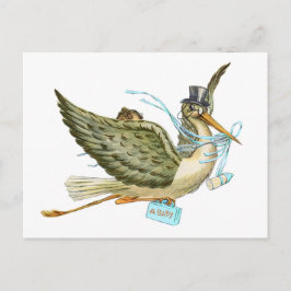 BABY SHOWER STOREN UITNODIGING BRIEFKAART