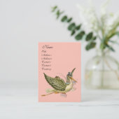 BABY SHOWER STOREN VISITEKAARTJE (Staand voorkant)