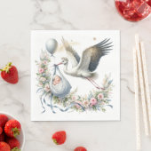 Baby shower Stork Servet (Insitu)