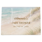 Baby Shower strand kust Groot Cadeauzakje (Voorkant)