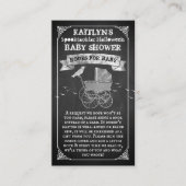  Baby shower Stroller Halloween Book Informatiekaartje (Voorkant)