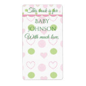 Baby shower "Suiker en specerijen" Bladzijde 8 Etiket (Voorkant)