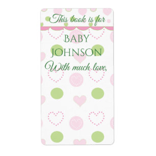 Baby shower "Suiker en specerijen" Bladzijde 8 Etiket