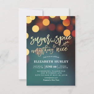Baby shower, suiker, specerijen en alles wat mooi  kaart
