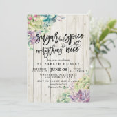 Baby shower Suikerspecerij Alles wat mooi is Kaart (Staand voorkant)