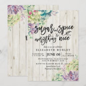 Baby shower Suikerspecerij Alles wat mooi is Kaart (Voorkant / Achterkant)