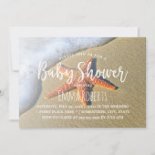 Baby shower Summer Beach Starfish Kaart (Voorkant)