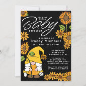 BABY SHOWER | Sunflower Sunshine Gnome Kaart (Voorkant)